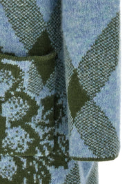 DRIES VAN NOTEN Dries Van Noten Men Patchwork Intarsia Cardigan