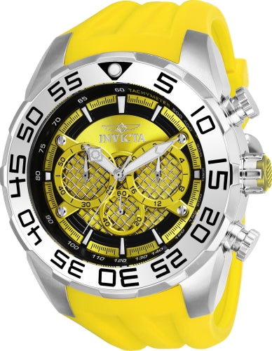 Invicta Men's Speedway Yellow Dial Watch - 26298