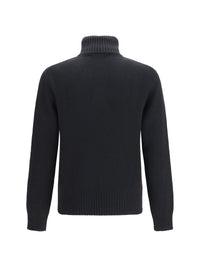 Ami Paris Men Embroidered Logo High-Neck Sweater