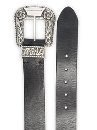 Golden Goose Deluxe Brand Golden Goose Deluxe Brand Women Leather Belt With Engraved Western Buckle