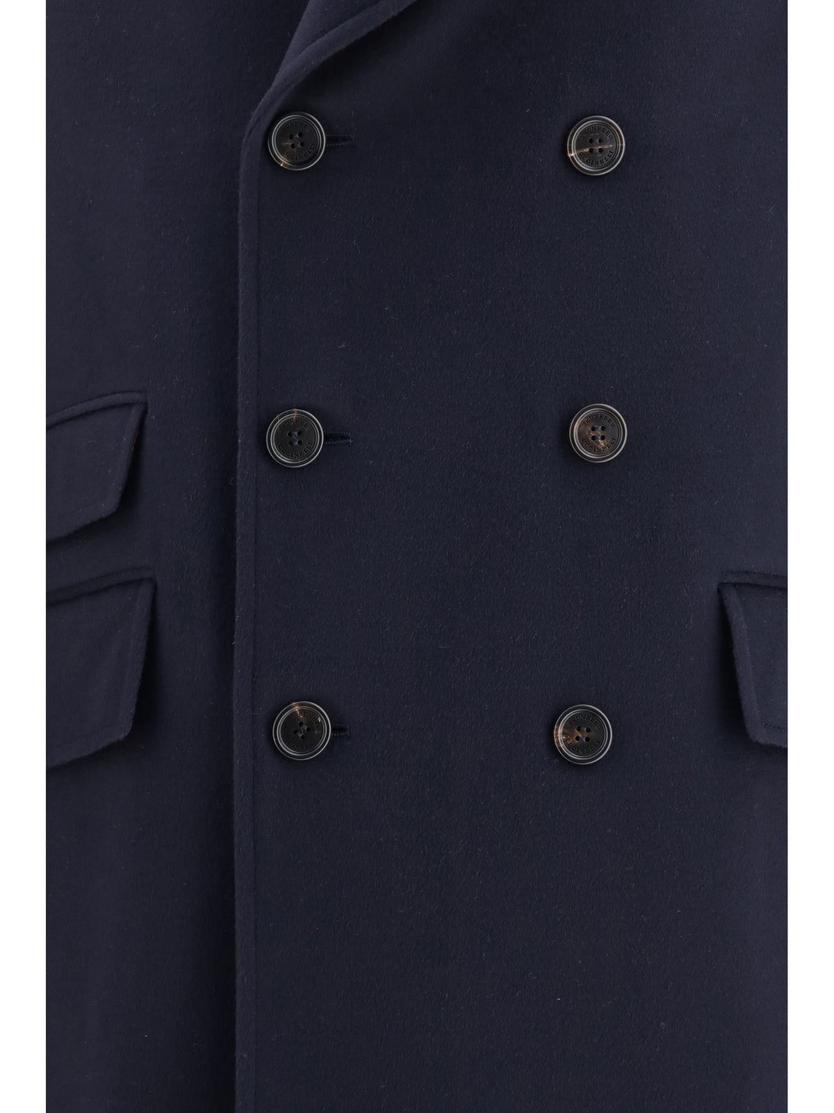 BRUNELLO CUCINELLI Brunello Cucinelli Men Double-Breasted Wool Coat