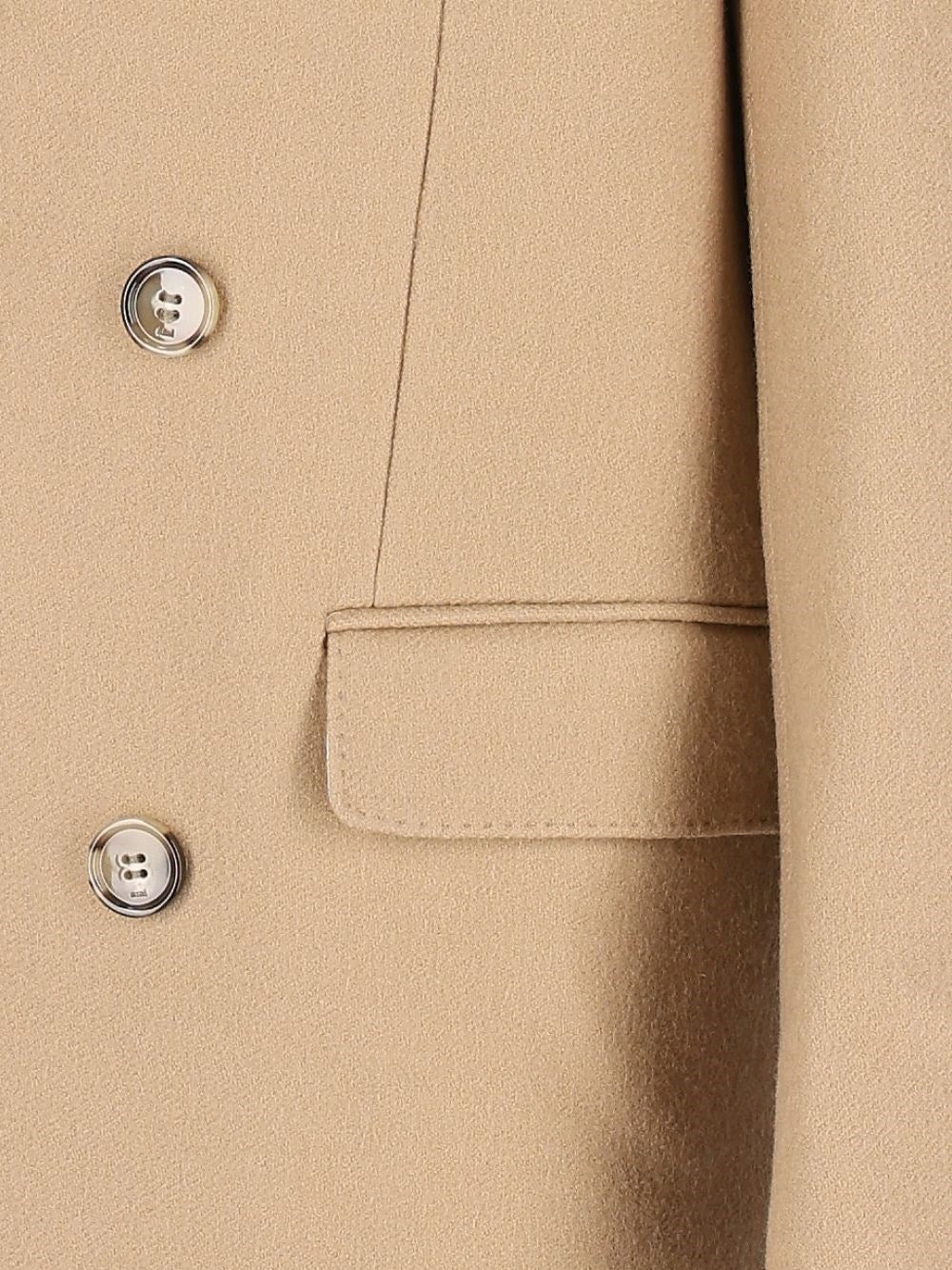 Ami Men Double-Breasted Wool Coat