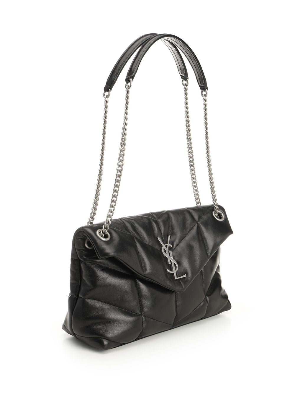 Saint Laurent Saint Laurent Women "Lou Lou Puffer" Small Shoulder Bag