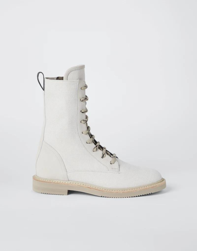 Brunello Cucinelli Brunello Cucinelli Leather Combat Boots