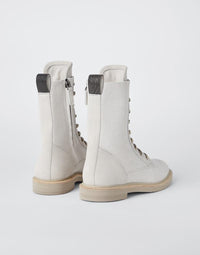 Brunello Cucinelli Brunello Cucinelli Leather Combat Boots