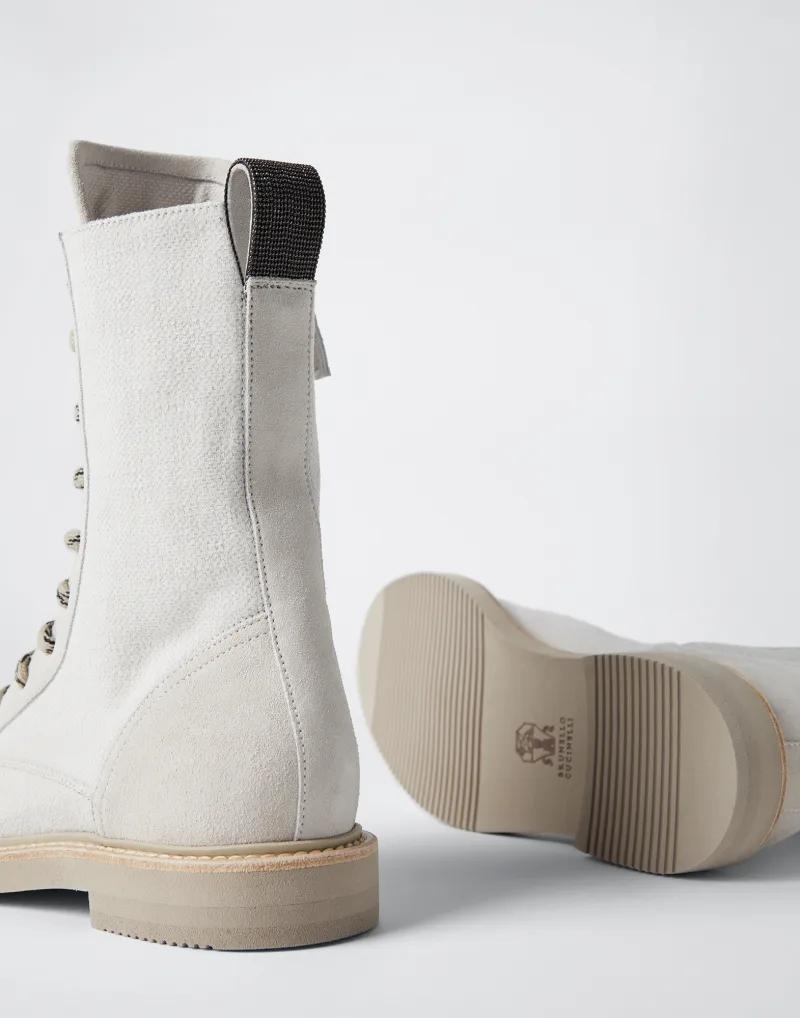 Brunello Cucinelli Brunello Cucinelli Leather Combat Boots
