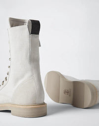 Brunello Cucinelli Brunello Cucinelli Leather Combat Boots