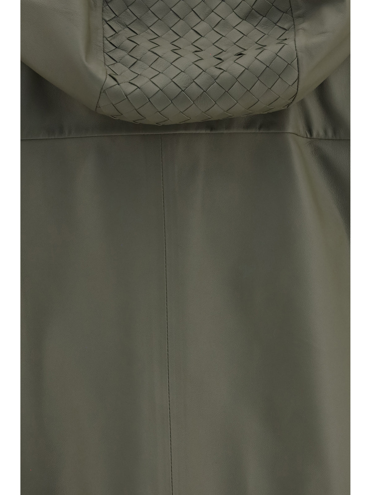 Bottega Veneta Women Lightweight Nappa Leather Jacket With Intrecciato Hood