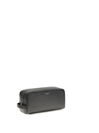 Saint Laurent Men Leather Beauty Case