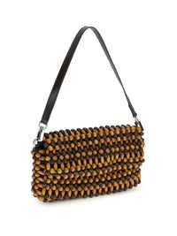 STAUD Staud Women Timmy Shoulder Bag Multi Wood Beads