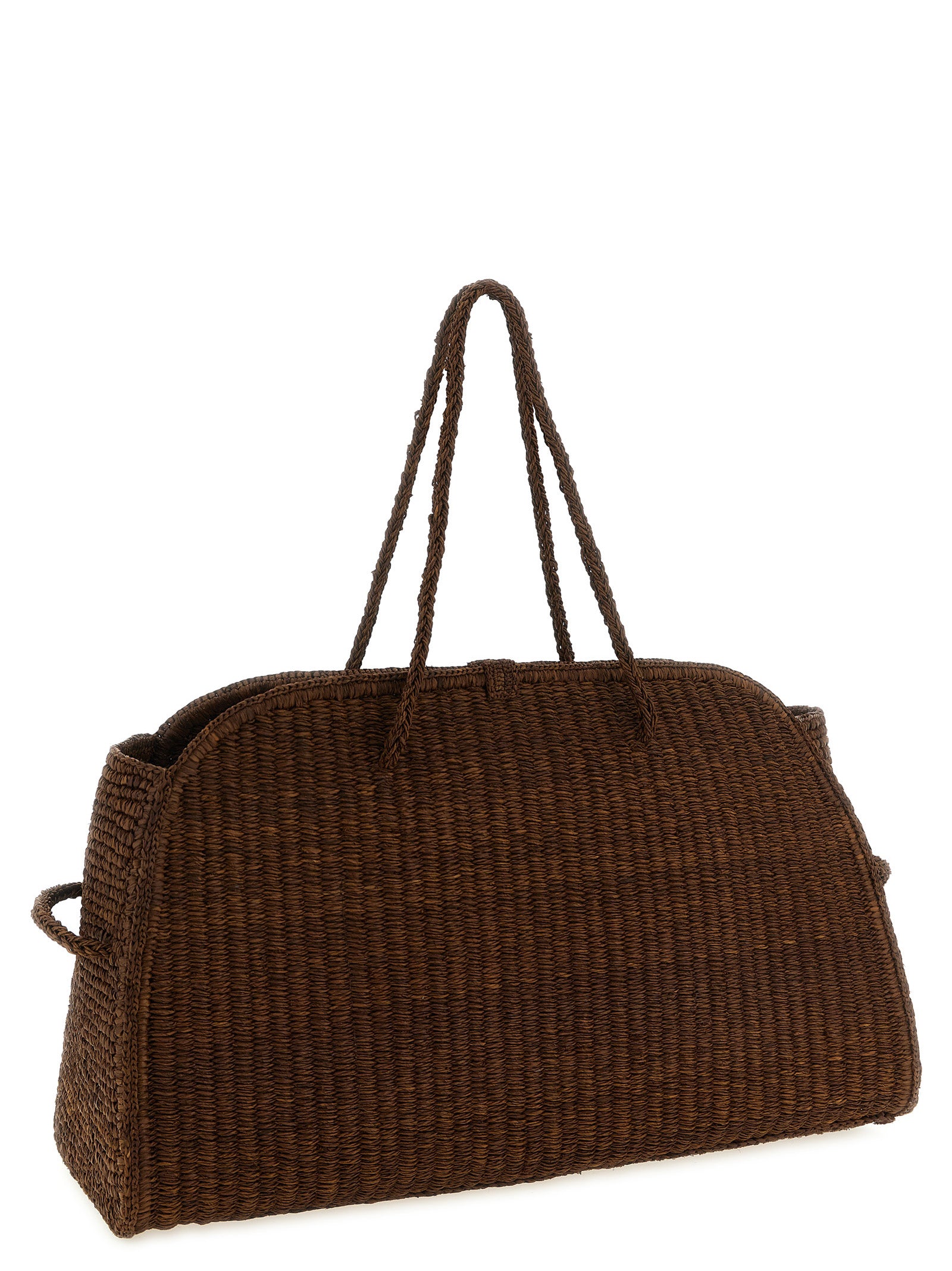 JACQUEMUS Jacquemus Women 'Le Grand Turismo Raphia' Shopping Bag