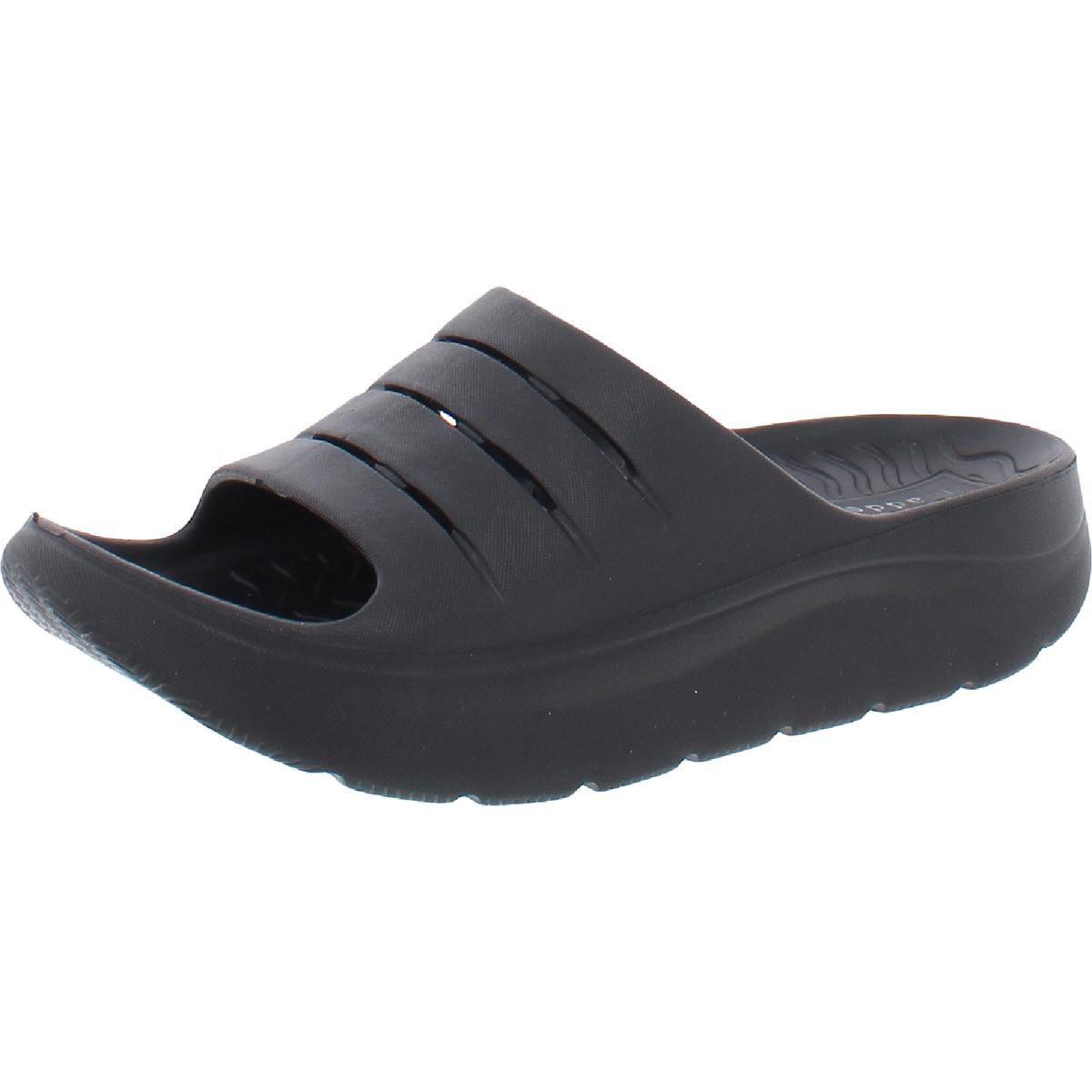 Hawai Womens Platform Flatform Footbed Sandals