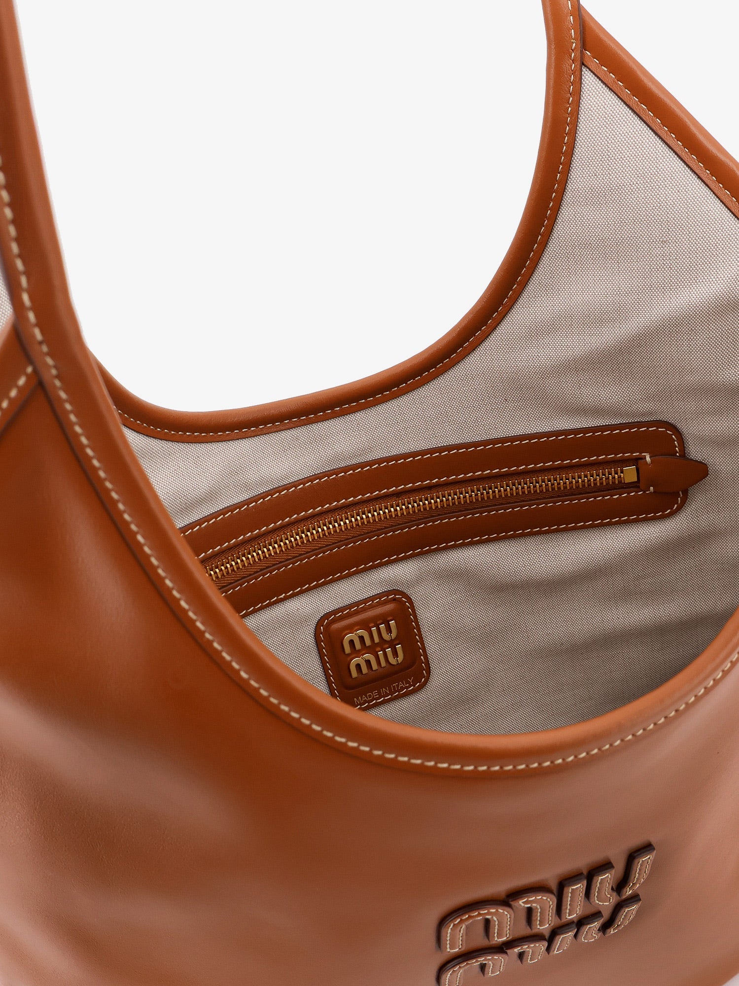 Miu Miu Women Ivy Leather Shoulder Bag