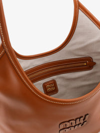 Miu Miu Women Ivy Leather Shoulder Bag