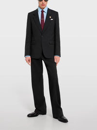 GUCCI Gucci Men Single-Breasted Jacket With "Gg" Weave