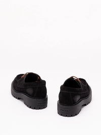 Prada Prada Men Waxed Suede Lace-Up Shoes