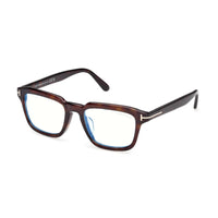 Tom Ford Tom Ford Eyeglasses  Full Rim, Dark Havana Frame and Clear/Blue-light Block Lenses Lens FT6032-F-B052