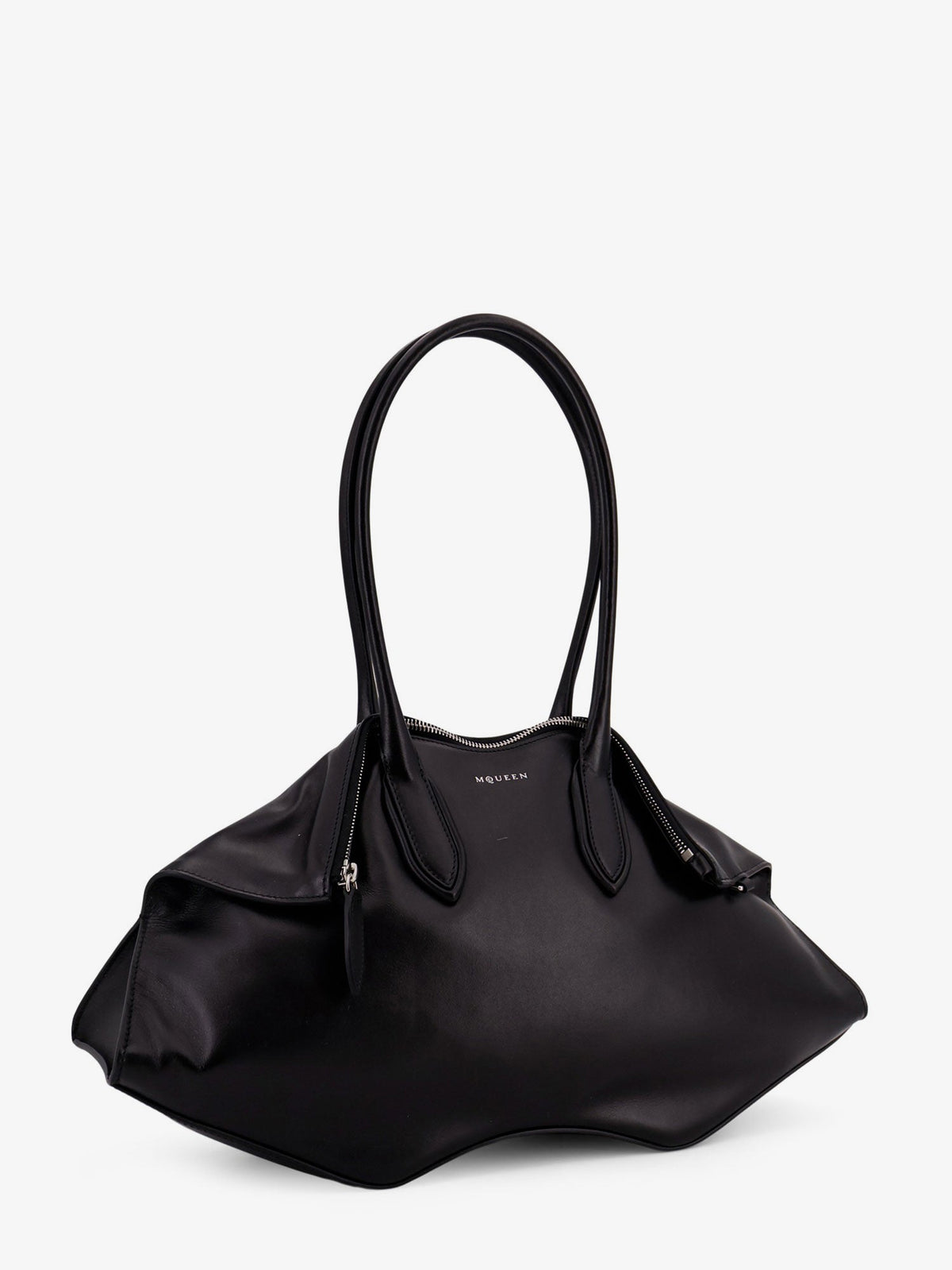 Alexander Mcqueen Women Manta Leather Shoulder Bag