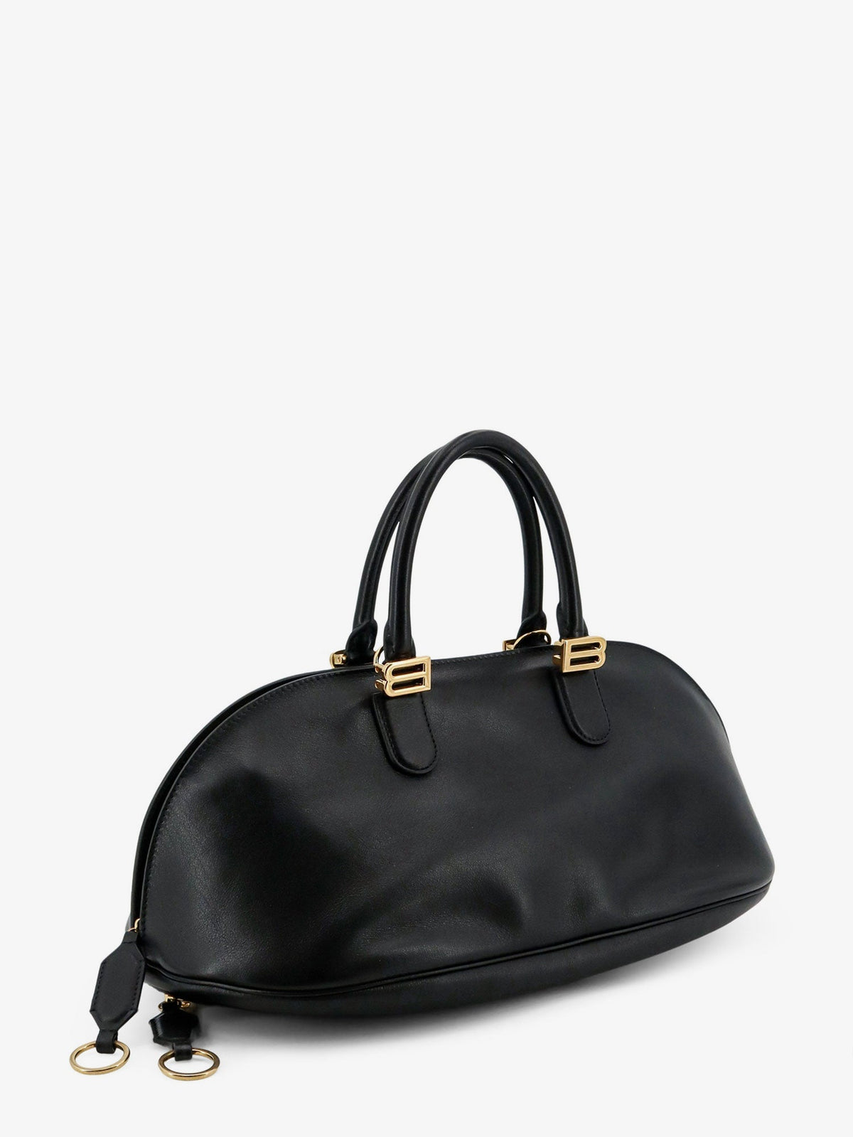 Balenciaga Women Bolero Bowling Medium Leather Bag