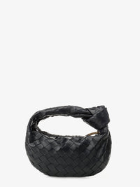 Bottega Veneta Women Mini Jodie Leather Handbag With Intrecciato Motif