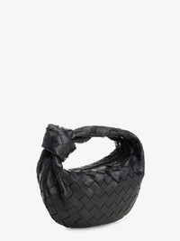 Bottega Veneta Women Mini Jodie Leather Handbag With Intrecciato Motif