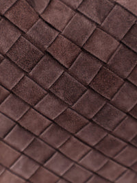Bottega Veneta Women Hop Leather Shoulder Bag With Intrecciato Effect