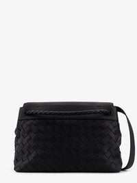 Bottega Veneta Men Andiamo Leather Shoulder Bag With Intrecciato Pattern