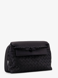 Bottega Veneta Men Andiamo Leather Shoulder Bag With Intrecciato Pattern