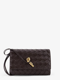 Bottega Veneta Women Andiamo Crossbody Bag With Intrecciato Pattern