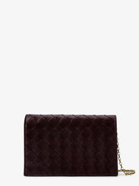 Bottega Veneta Women Leather Crossbody Bag With Intrecciato Motif