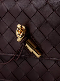 Bottega Veneta Women Leather Crossbody Bag With Intrecciato Motif