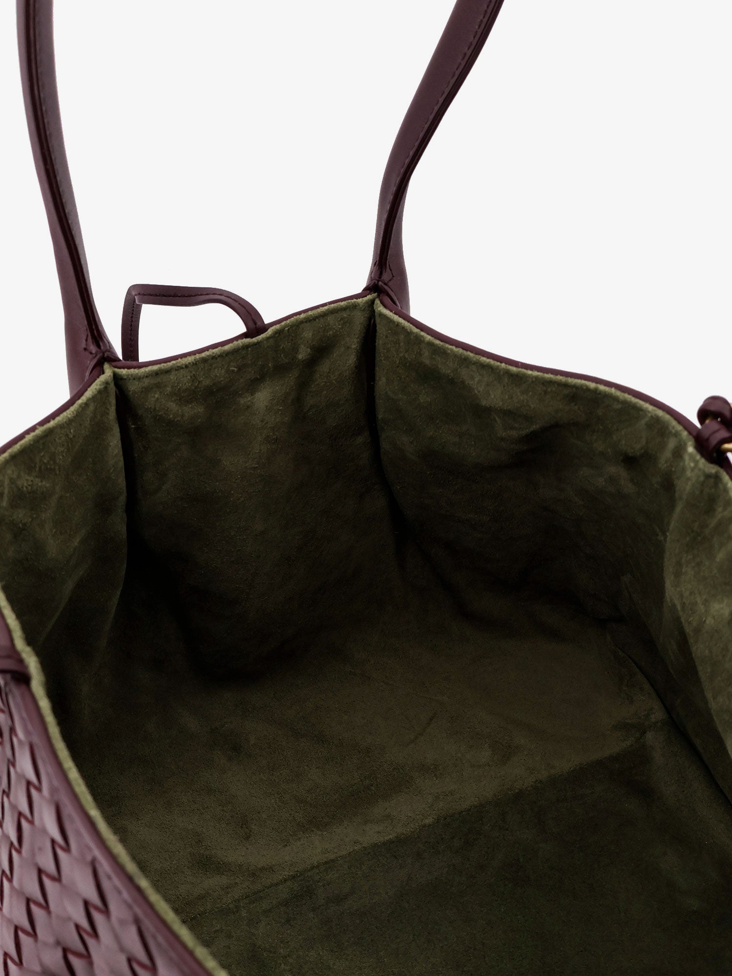 Bottega Veneta Women Pinacoteca Leather Handbag With Intrecciato Motif