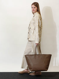 BRUNELLO CUCINELLI Brunello Cucinelli Women Bc Duo Hammered Leather Handbag