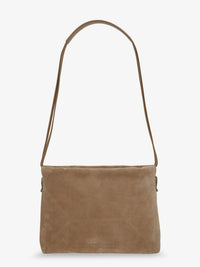 BRUNELLO CUCINELLI Brunello Cucinelli Women Suede Shoulder Bag With Logo On The Front