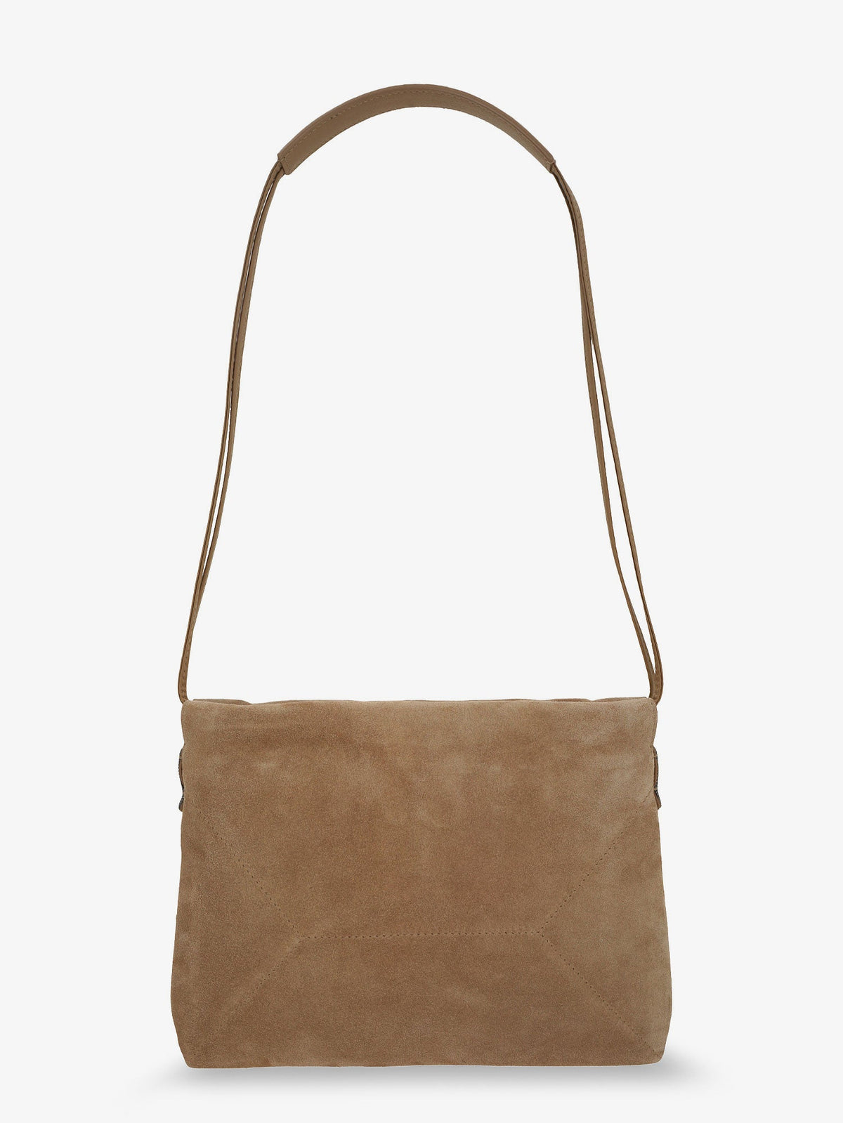 BRUNELLO CUCINELLI Brunello Cucinelli Women Suede Shoulder Bag With Logo On The Front