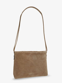 BRUNELLO CUCINELLI Brunello Cucinelli Women Suede Shoulder Bag With Logo On The Front