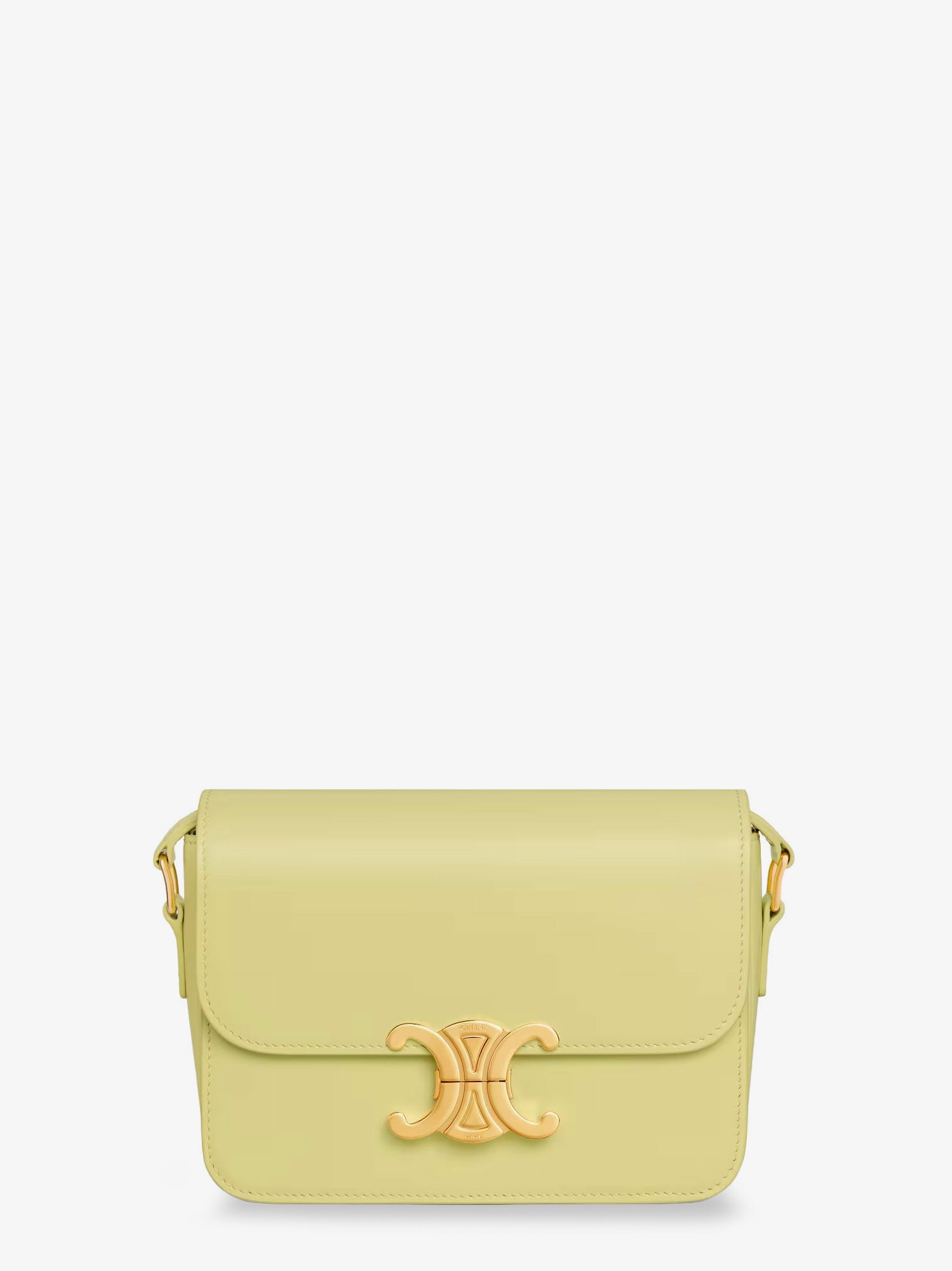 Celine Women Teen Triomphe Leather Crossbody Bag