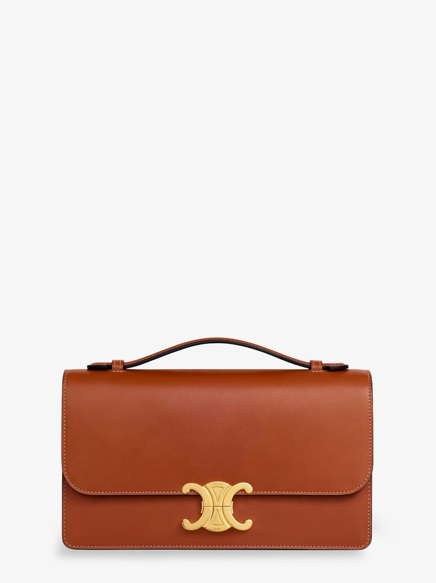 Celine Women Triomphe Leather Crossbody Bag