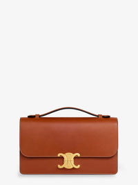 Celine Women Triomphe Leather Crossbody Bag