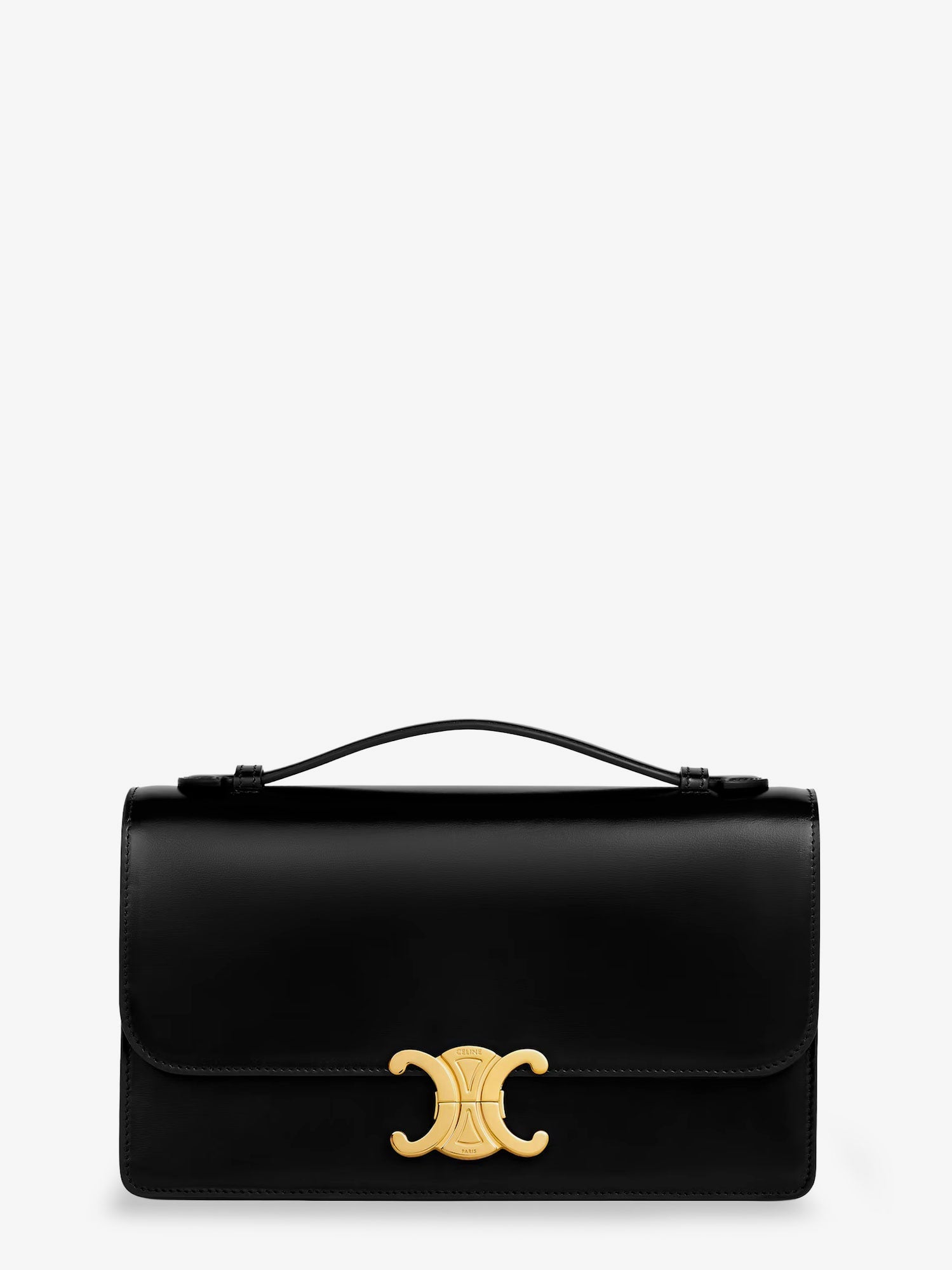 Celine Women Triomphe Leather Crossbody Bag