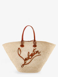 CHRISTIAN LOUBOUTIN Christian Louboutin Women Cabata Large Raffia Shoulder Bag