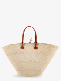 CHRISTIAN LOUBOUTIN Christian Louboutin Women Cabata Large Raffia Shoulder Bag