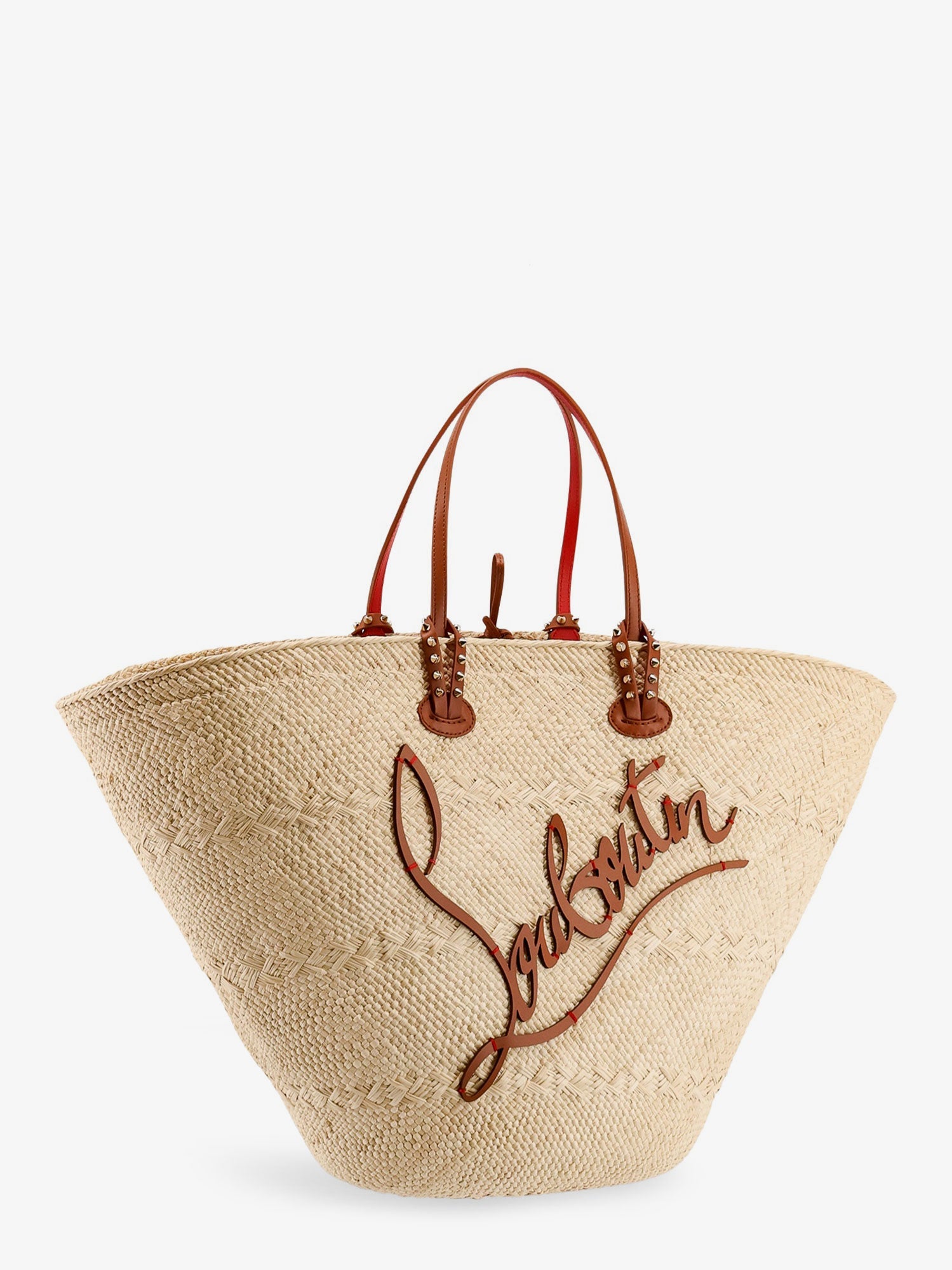CHRISTIAN LOUBOUTIN Christian Louboutin Women Cabata Large Raffia Shoulder Bag
