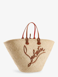 CHRISTIAN LOUBOUTIN Christian Louboutin Women Cabata Large Raffia Shoulder Bag
