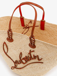 CHRISTIAN LOUBOUTIN Christian Louboutin Women Cabata Large Raffia Shoulder Bag
