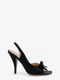 DIOR Dior Women Bow Satin Sandals With Logo Bow Detail