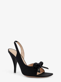 DIOR Dior Women Bow Satin Sandals With Logo Bow Detail