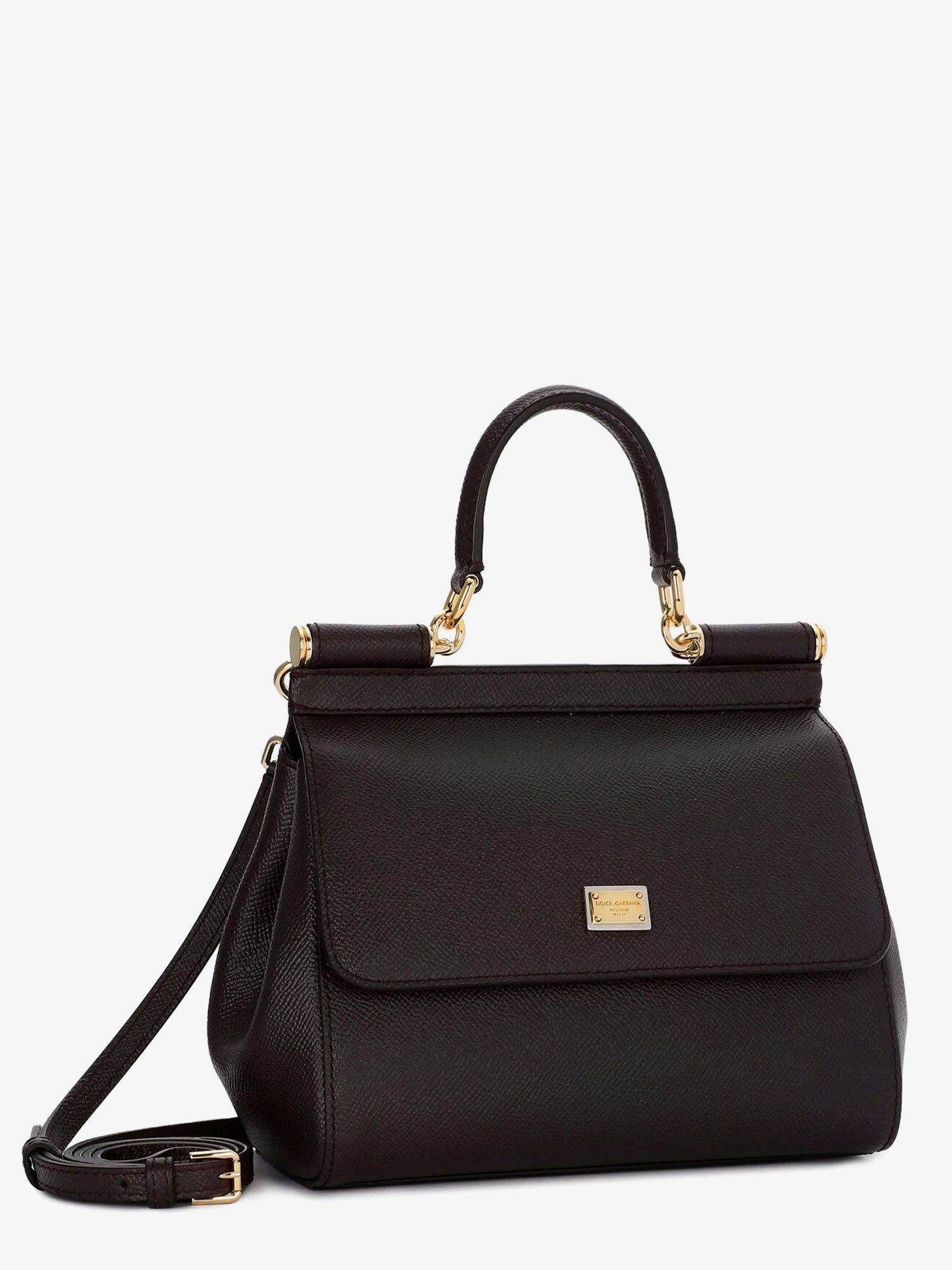 DOLCE & GABBANA Dolce & Gabbana Women Sicily Medium Leather Crossbody Bag