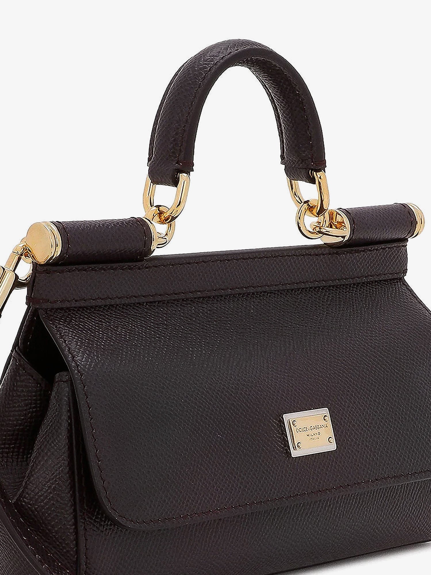 DOLCE & GABBANA Dolce & Gabbana Women Sicily Small Leather Crossbody Bag