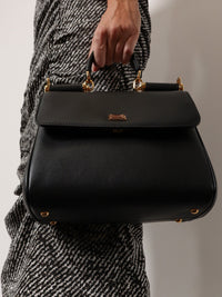 Dolce & Gabbana Women My Sicily Leather Shoulder Bag